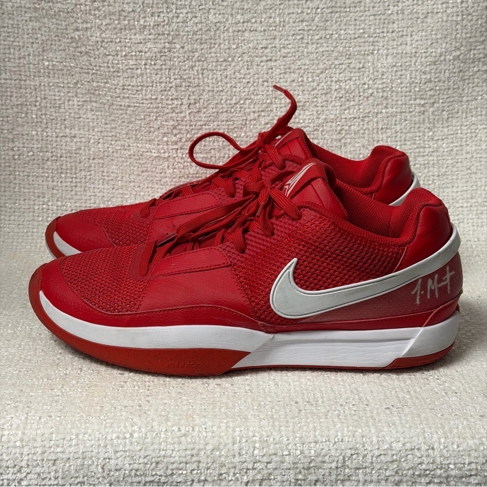 Nike Ja Morant 1 TB Men's Red Team Size Basketball Shoes Sz 12